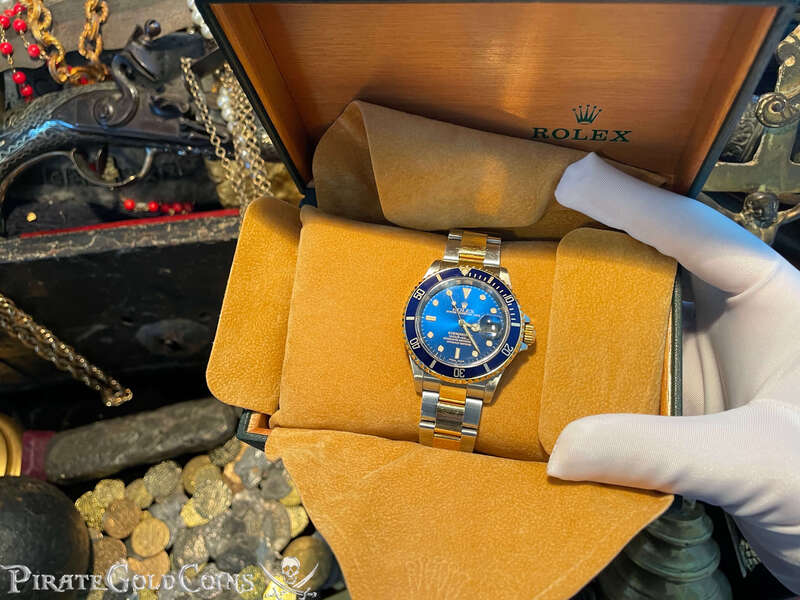Rolex Two Tone Submariner with Blue Face 23