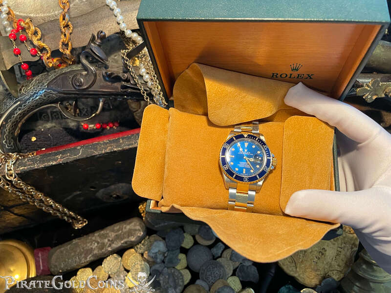 Rolex Two Tone Submariner with Blue Face 25