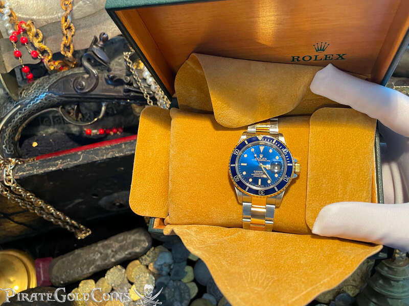 Rolex Two Tone Submariner with Blue Face 26