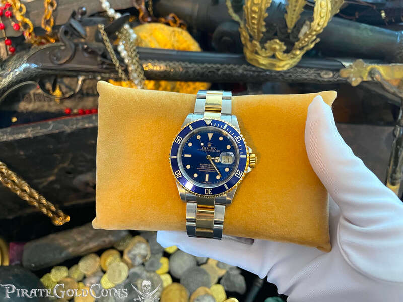 Rolex Two Tone Submariner with Blue Face 32