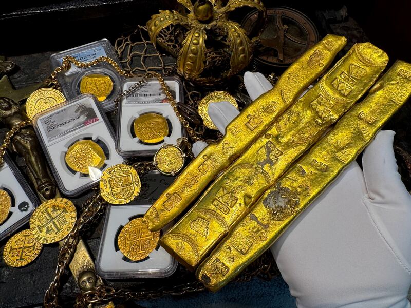 Atocha 1622 Shipwreck Gold Bar 10.5 Oz 43