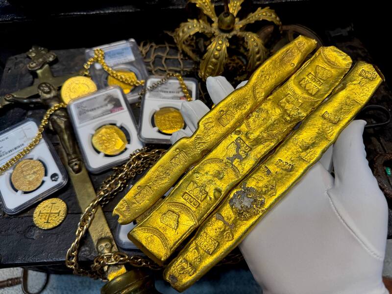 Atocha 1622 Shipwreck Gold Bar 10.5 Oz 87