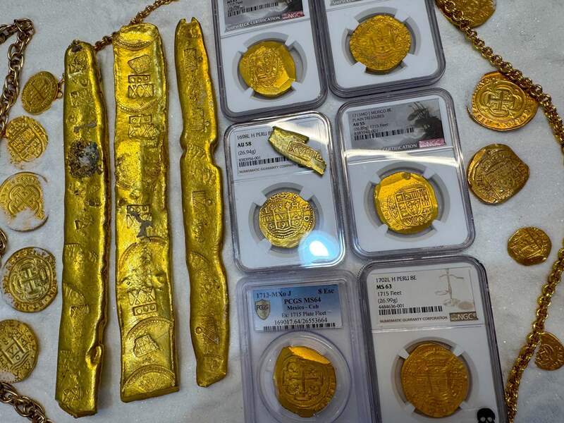 Atocha 1622 Shipwreck Gold Bar 10.5 Oz 93