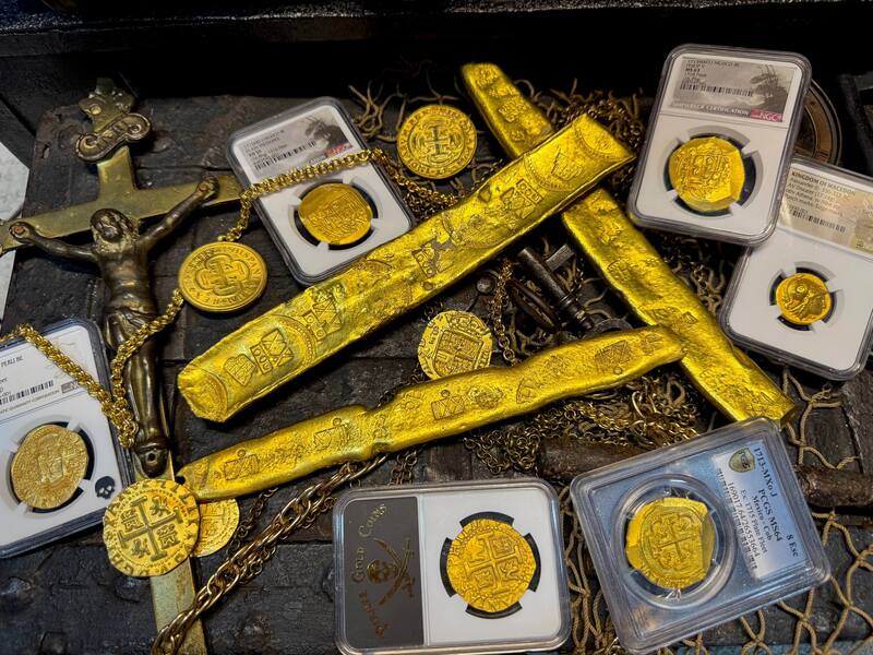 Atocha 1622 Shipwreck Gold Bar 10.5 Oz 56