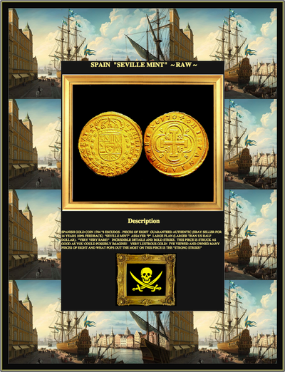 Spain 8 Escudos 1704 3