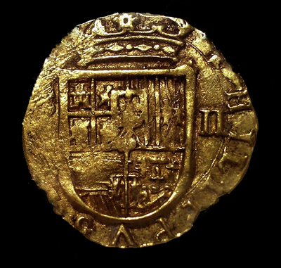 Spain 2 Escudos 1556-98 NGC 50 5