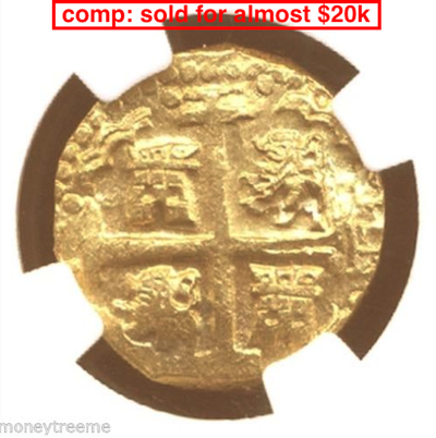 Peru 4 Escudos 1750 "La Luz Shipwreck" NGC 61 5