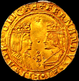 SPAIN 1476 2 EXCELLENTES "FERDINAND & ISABEL" NGC UNC