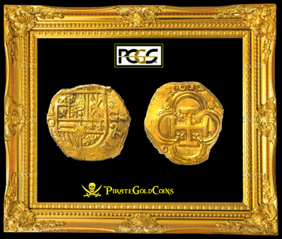 Spain 2 Escudos 1619 "Full 4 Digit Date" PCGS 62  2