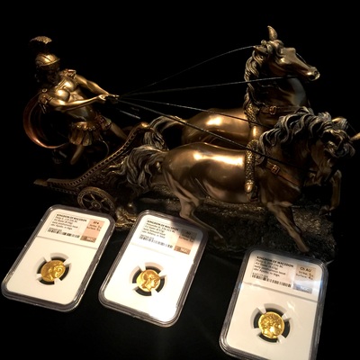 KINGDOM of MACEDON- ALEXANDER III THE GREAT! 336BC NGC AU 5X5 AV STATER ATHENA – SELEUCID 12