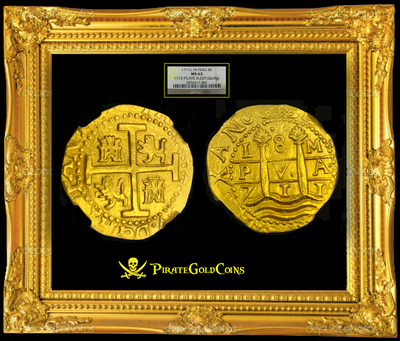 Peru 8 Escudos 1711 "1715 Plate Fleet" NGC 63 2nd Finest Known 6