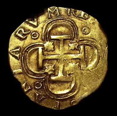 Spain 2 Escudos 1556-98 NGC 50 3