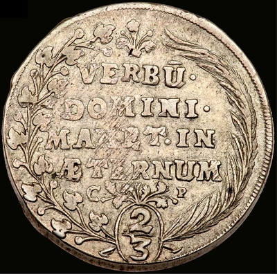 GERMAN STATES  1657 "CASTLE"  2/3 TALER   ~ NGC 30 ~ 5