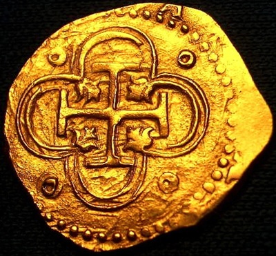 Spain 2 Escudos 1590 "Dated" NGC 62 Finest and Only 1 Known 7