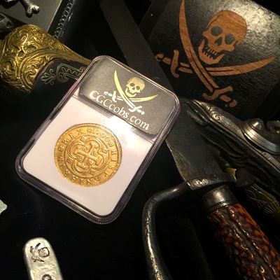 Spain 8 Escudos 1700 "Charles II" NGC 53 Only 1 Known 2