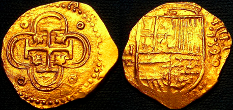 Spain 2 Escudos 1590 "Dated" NGC 62 Finest and Only 1 Known