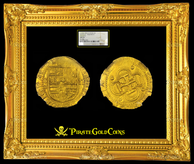 Spain 2 Escudos 1556-98 "Philip II" NGC 63 Finest Known 4