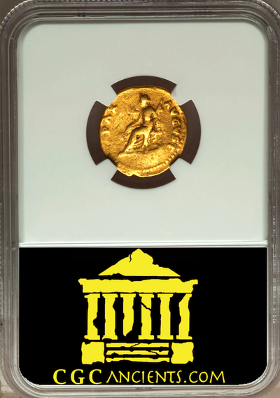 ROMAN EMPIRE   "VESPASIAN"  69-79  "CAESAR"  COLOSSEUM  AV  AUREUS GOLD  ~ NGC FINE 3x2 ~ 6