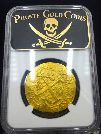 Peru 8 Escudos 1708 "1715 Fleet" NGC 61 Only 5 Known 7