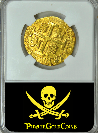 Peru 8 Escudos 1711 "1715 Plate Fleet" NGC 55 9