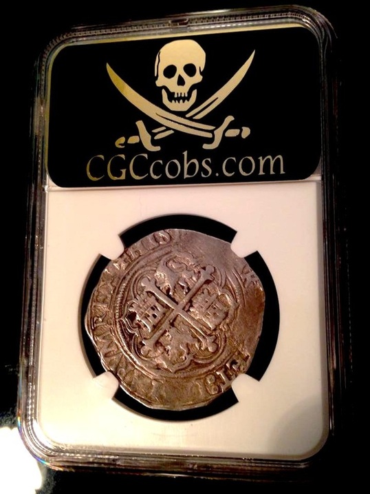 MEXICO  4 REALES  1556-98  ~ NGC 35 ~
