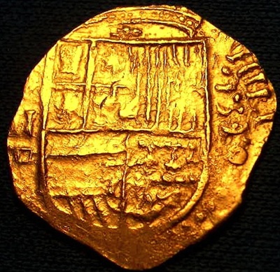 Spain 2 Escudos 1590 "Dated" NGC 62 Finest and Only 1 Known 5