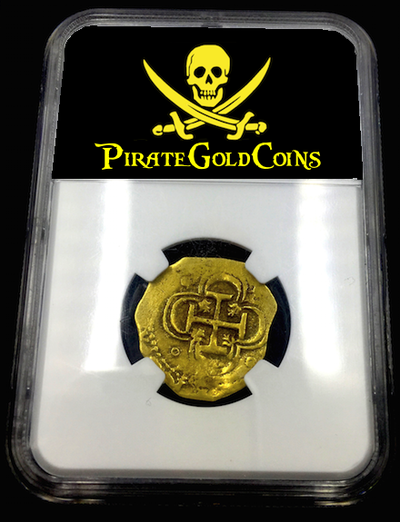 Spain 2 Escudos 1596 "Dated" NGC 35 6