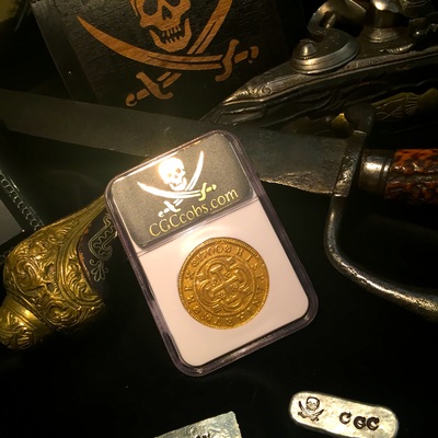 Spain 8 Escudos 1700 "Charles II" NGC 53 Only 1 Known 3