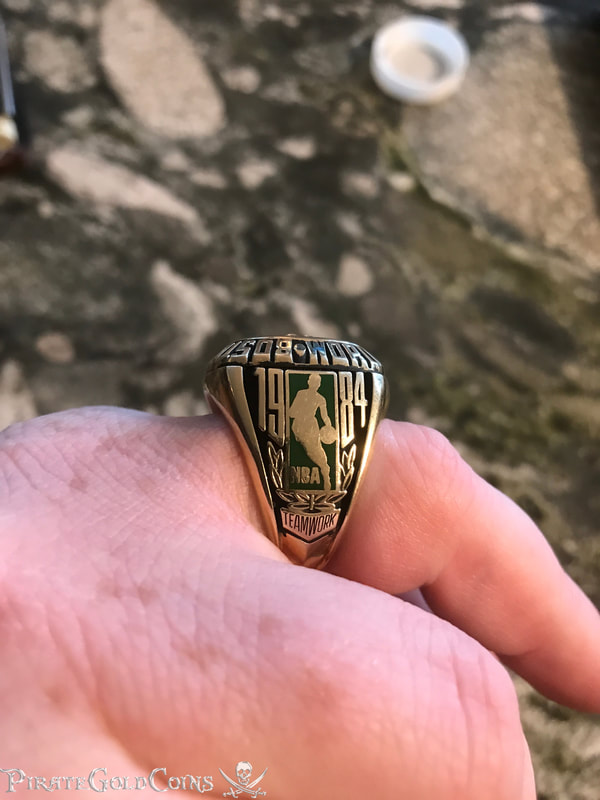 1984 Diamond Celtics Championship Ring "Larry Bird" 3