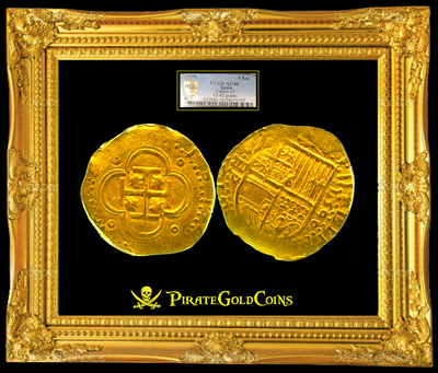 Spain 4 Escudos 1590 "Full Date" PCGS 50 Finest Known 3