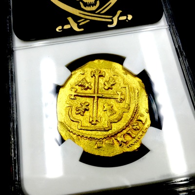 Mexico 8 Escudos 1701-1713 NGC 61 5