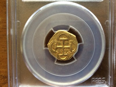 Spain 1 Escudo 1597 "dated" PCGS 40 5