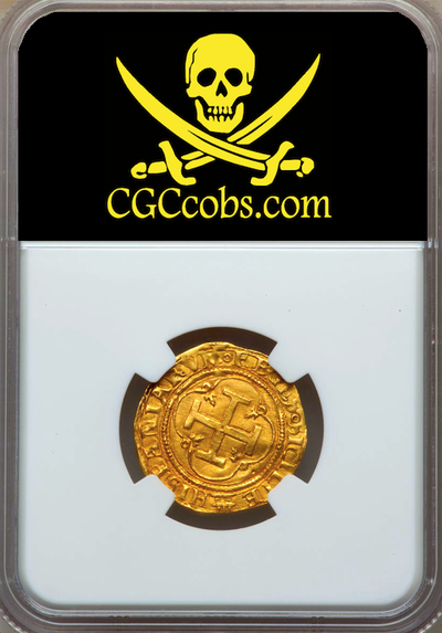 Spain 1 Escudo 1516-1556 NGC 62 4