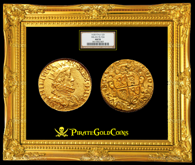 ITALY   1630  2 DOPPIE   "KING PHILIP IV"  ~ NGC 55 ~ 3