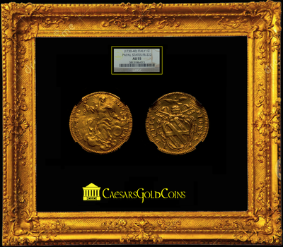 ITALY  1730   ZECCHINO  "MADONNA"  ~ NGC 55 ~ 3