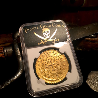 Spain 8 Escudos 1708 NGC 61 8