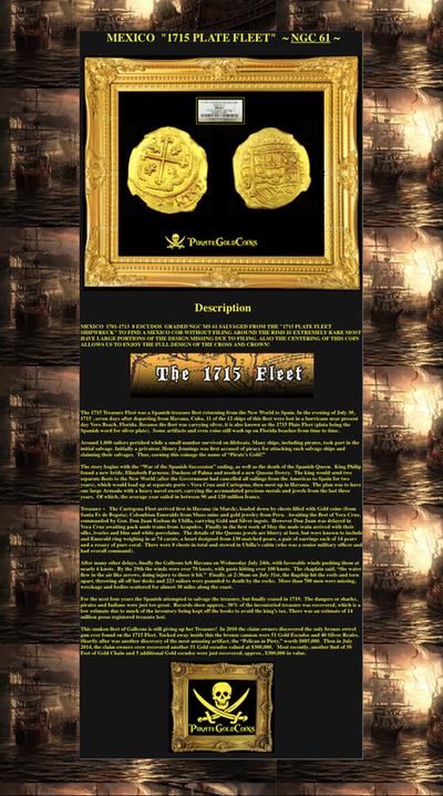 Mexico 8 Escudos 1701-1713 NGC 61 6