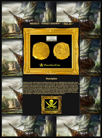 Mexico 4 Escudos 1715 "1715 Plate Fleet" NGC 62 19