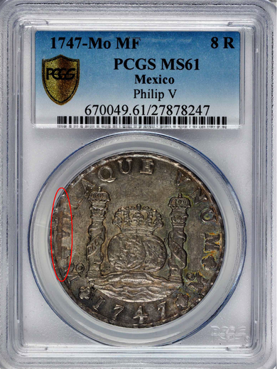 Rare coin, PCGS 61