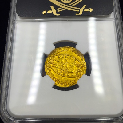 ITALY   1400-13  GOLD  "JESUS CHRIST" COIN ~ NGC 65 MS ~ DUCAT 600+ YEARS OLD!! 6