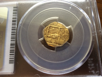 Spain 1 Escudo 1597 "dated" PCGS 40 6