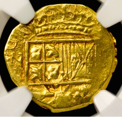 Colombia 2 Escudos 1628 NGC 62 3