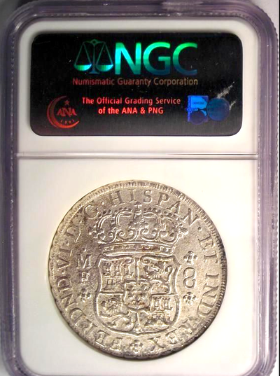 MEXICO  1752  8  REALES  ~  NGC 60 ~ 6