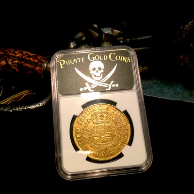 Mexico 8 Escudos 1734 Unique NGC 58 10