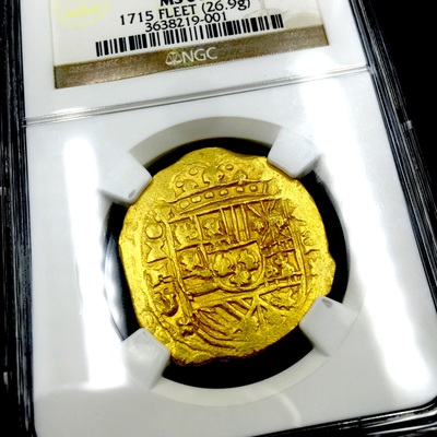 Mexico 8 Escudos 1701-1713 NGC 61 3