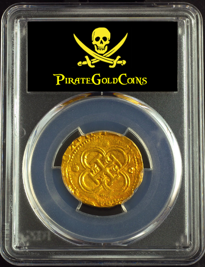 Spain 2 Escudos 1556-98 PCGS 62 Finest Known 4
