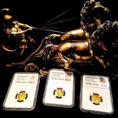 KINGDOM OF MACEDON (GREEK), "PHILIP II" 359-336 BC GOLD COIN "ALEXANDER III" ~ NGC CH AU 5 X 4 ~! 9