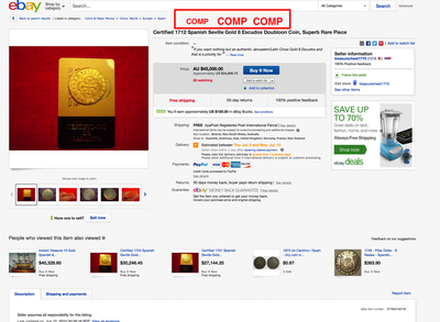 Spain 8 Escudos 1712 NGC 63 Finest Known 6