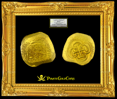 Mexico 8 Escudos "1715 Fleet" 1714 NGC 61 6