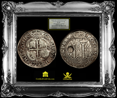 BOLIVIA  POTOSI  8 REALES  1682  "ROYAL"  CHARLES II ~ NGC 30 ~ 2